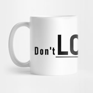 Don't look here! Mug